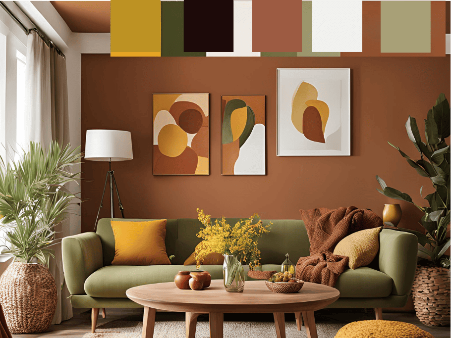 painting do creative colors for interior design