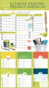 painting project checklist blank page