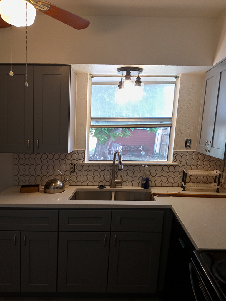after kitchen renovations are completed by our house painters in dallas