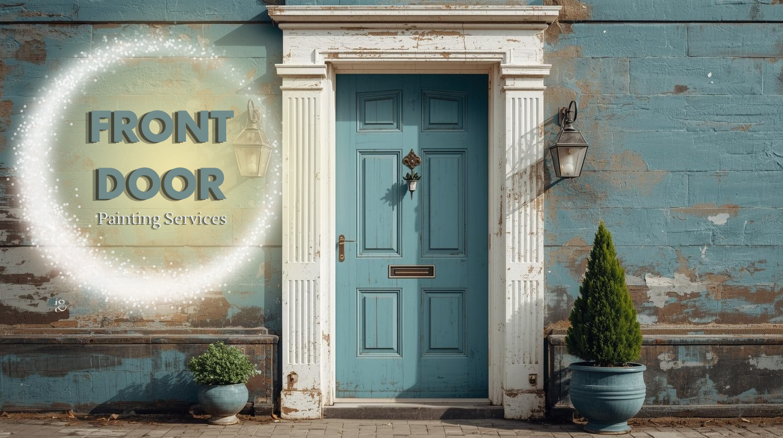 front door painting services by house painters dallas